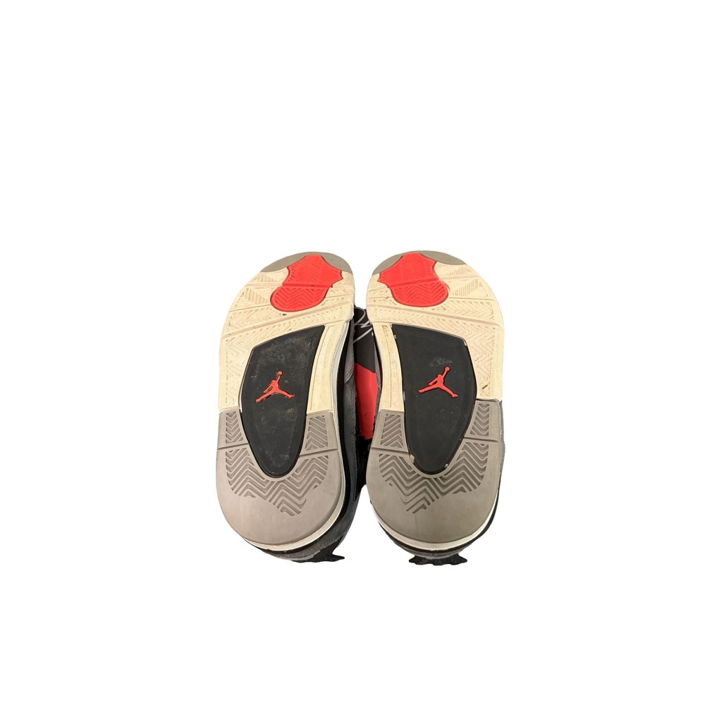 Nike Air Jordan 4 Retro Infrared Dark Grey‎ Cement Black 5.5Y - Picture 5 of 9
